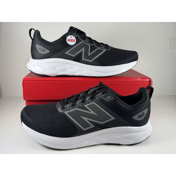 New Balance Shoes - New Balance 460v4 Running Shoes Women's Size 10 D Wide Black/White W460LK4